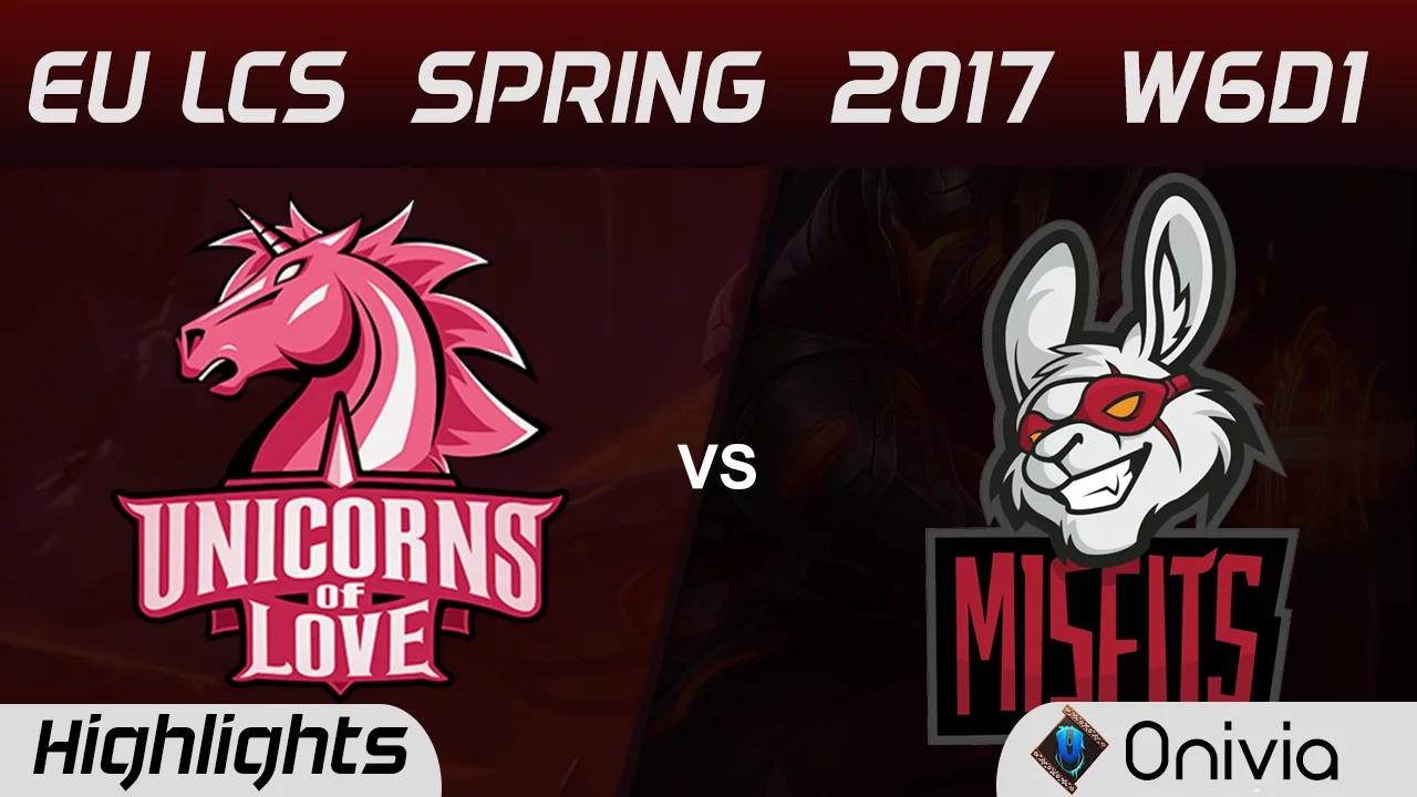 UOL vs MSF Highlights Game 1 EU LCS Spring 2017 W6D1 Unicorns of Love vs Misfits thumbnail