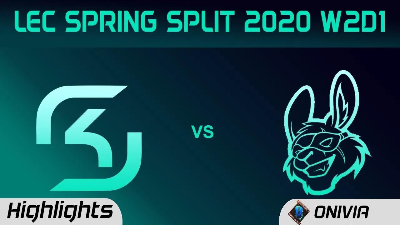 SK vs MSF Highlights LEC Spring 2020 W2D1 SK Gaming vs Misfits Gaming LEC Highlights 2020 by Onivia thumbnail