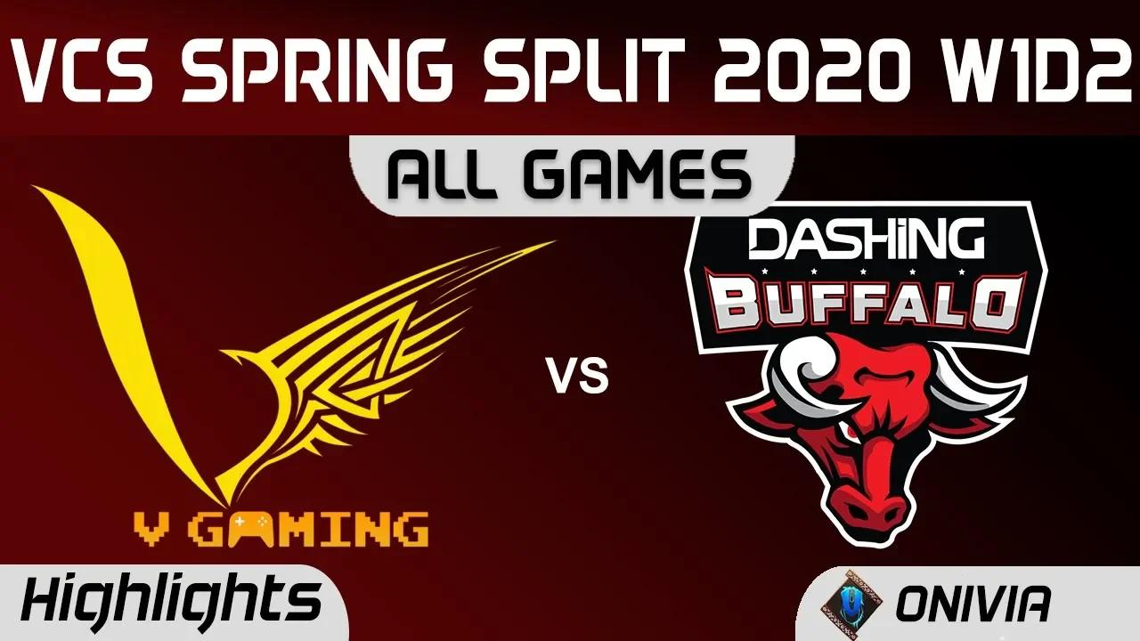 VGA vs DBL Highlights ALL Games VCS Mùa Xuân 2020 V Gaming Adonis vs Dashing Buffalo by Onivia thumbnail