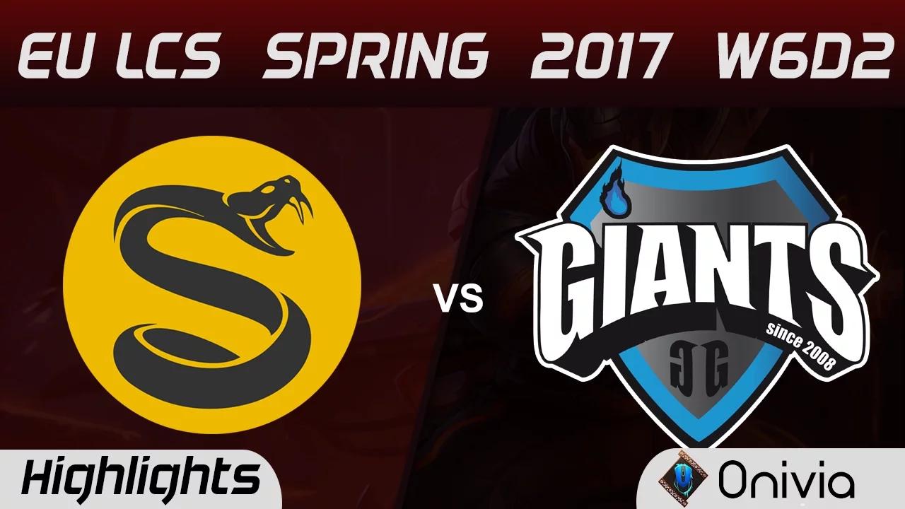 SPY vs GIA Highlights Game 1 EU LCS Spring 2017 W6D2 Splyce vs Giants thumbnail