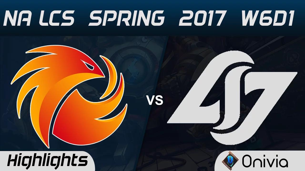 P1 vs CLG Highlights Game 1 NA LCS Spring 2017 W6D1 Phoenix1 vs Counter Logic Gaming thumbnail