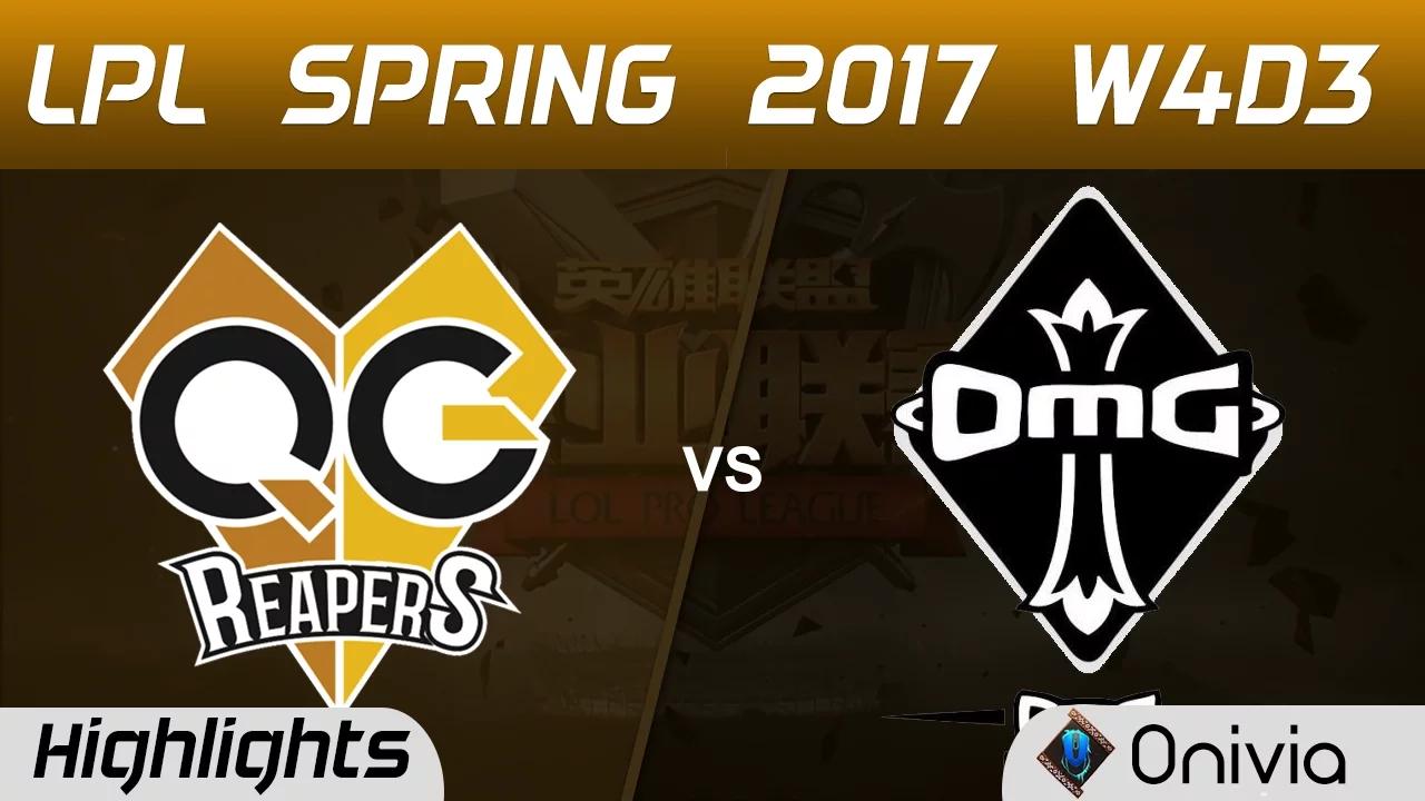 QG vs OMG Highlights Game 1 LPL Spring 2017 W4D3   QG Reapers vs Oh My God thumbnail