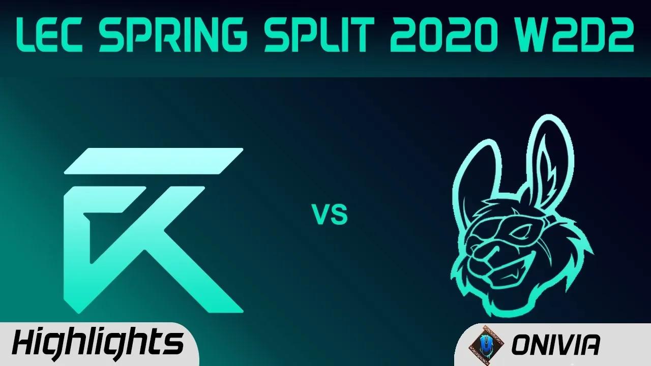 XL vs MSF Highlights LEC Spring 2020 W2D2 Excel Esports vs Misfits Gaming LEC Highlights 2020 by On thumbnail