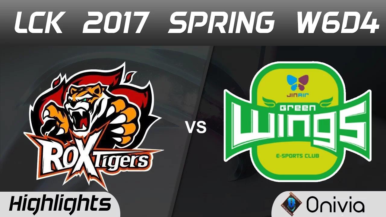 ROX vs JAG Highlights Game 1 LCK Spring 2017 W6D4 ROX Tigers vs Jin Air Green Wings thumbnail