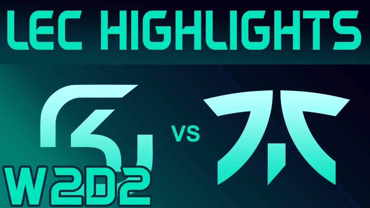 SK vs FNC Highlights LEC Spring 2020 W2D2 SK Gaming vs Fnatic LEC Highlights 2020 by Onivia thumbnail