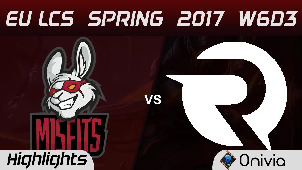 MSF vs OG Highlights Game 2 EU LCS Spring 2017 W6D3 Misfits vs Origen thumbnail