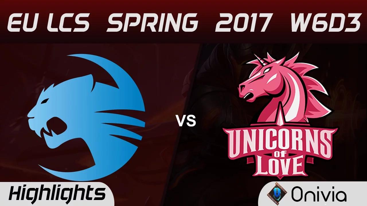 ROC vs UOL Highlights Game 1 EU LCS Spring 2017 W6D3 Roccat vs Unicorns of Love thumbnail