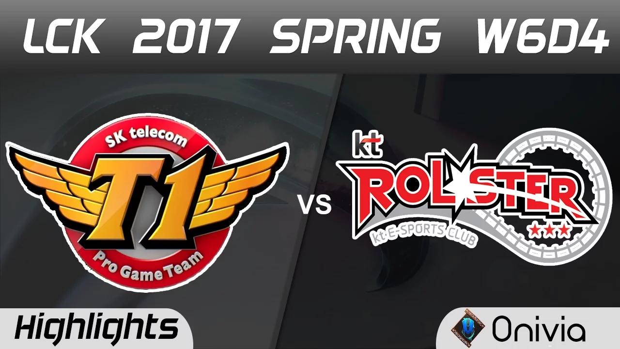 SKT vs KT Highlights Game 1 LCK Spring 2017 W6D5 SK Telecom vs KT Rolster thumbnail