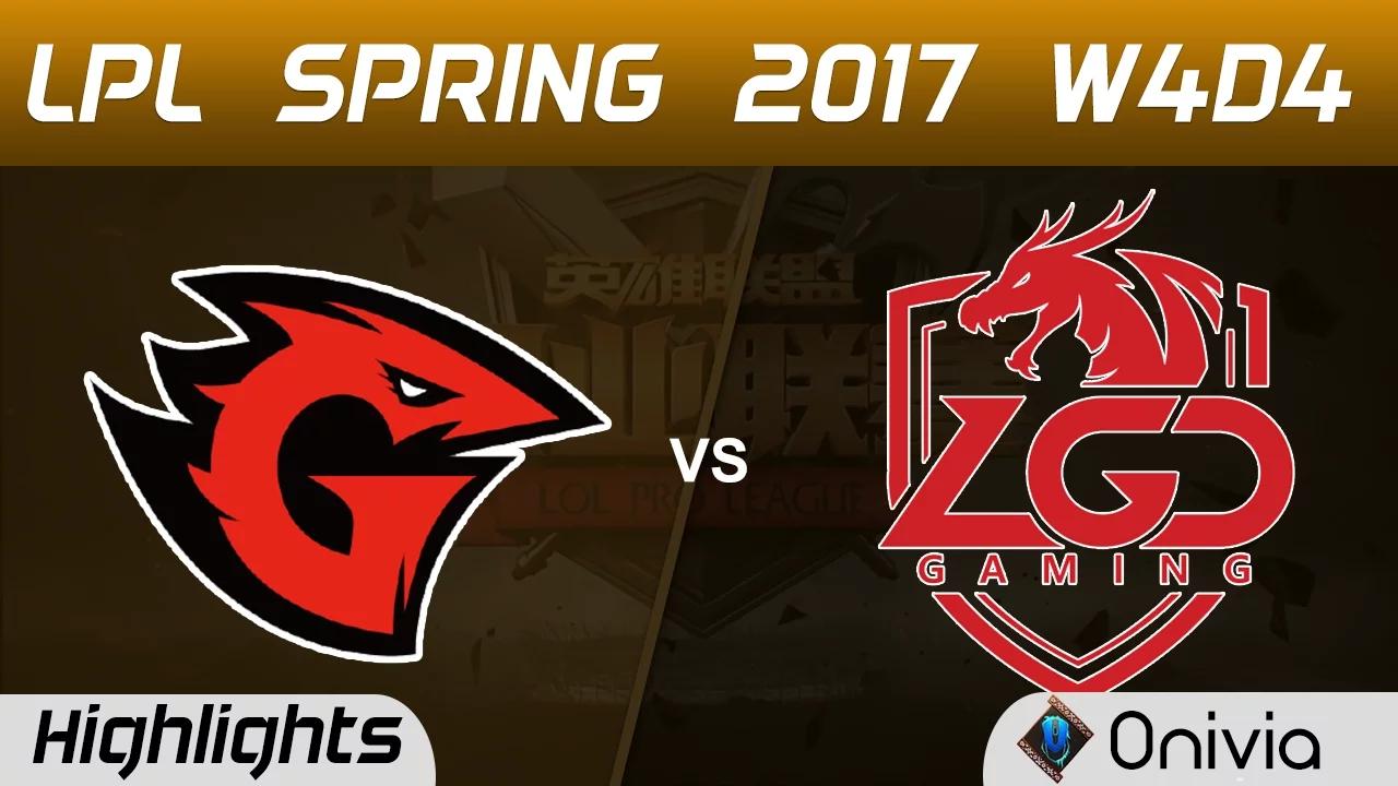 GT vs LGD Highlights Game 3 LPL Spring 2017 W4D4 Game Talents vs LGD Gaming thumbnail