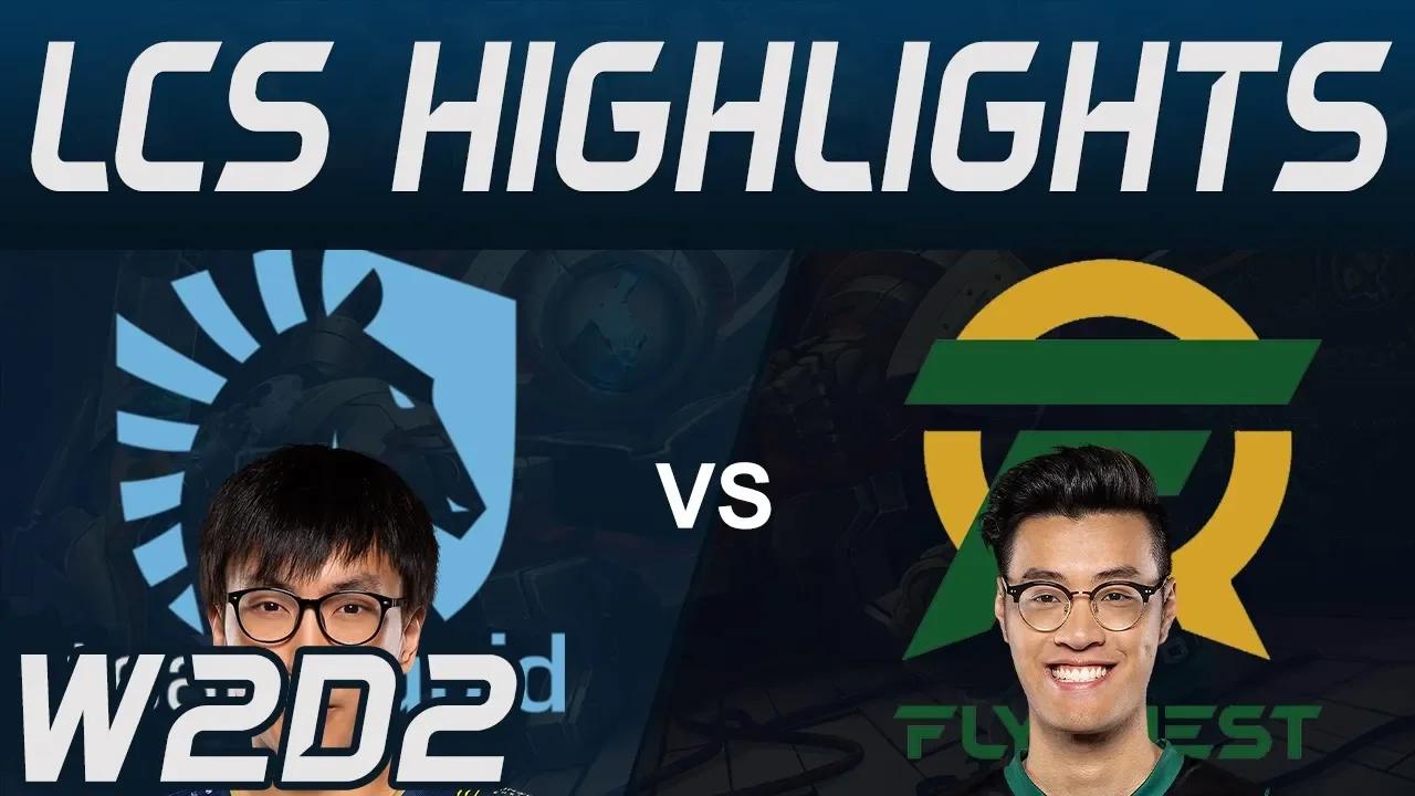 TL vs FLY Highlights LCS Spring 2020 W2D2 Team Liquid vs Flyquest LCS Highlights 2020 by Onivia thumbnail