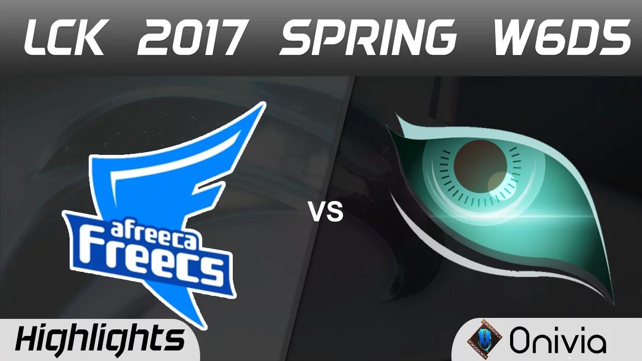 AFS vs KDM Highlights Game 1 LCK Spring 2017 W6D5 Afreeca Freecs vs Kongdoo Monster thumbnail