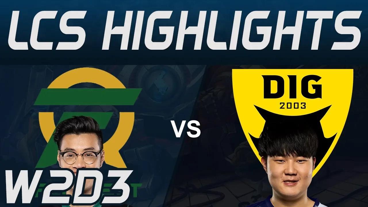 FLY vs DIG Highlights LCS Spring 2020 W2D3 Flyquest vs Dignitas LCS Highlights 2020 by Onivia thumbnail