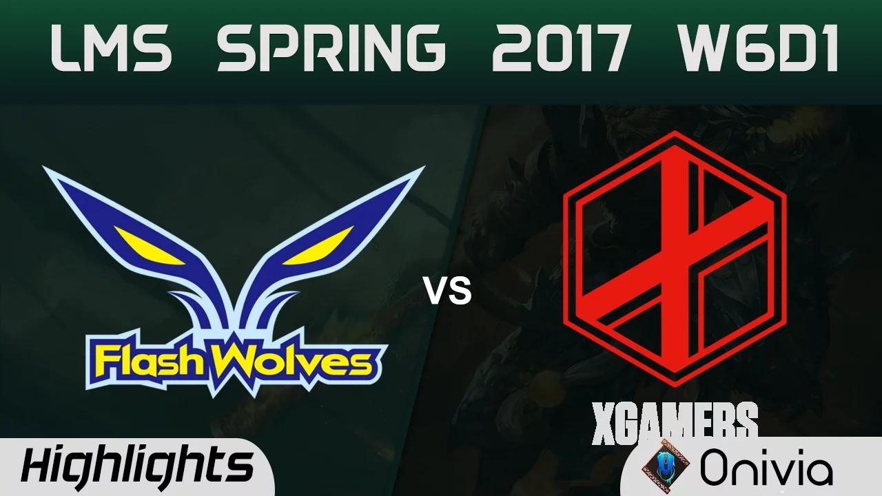 FW vs XG Highlights Game 2 LMS 精華 春季職業聯賽 2017 W6D1 Flash Wolves vs xGamers thumbnail