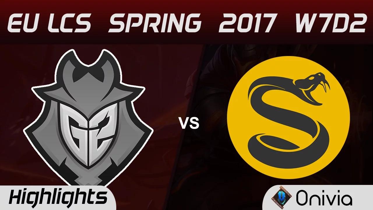 G2 vs SPY Highlights Game 1 EU LCS Spring 2017 W7D2 G2 Esports vs Splyce thumbnail