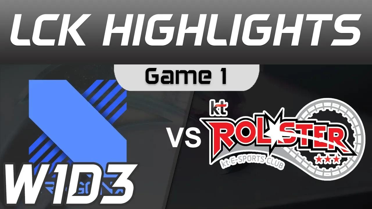 DRX vs KT Highlights Game 1 LCK Spring 2020 W1D3 DragonX vs KT Rolster LCK Highlights 2020 by Onivia thumbnail