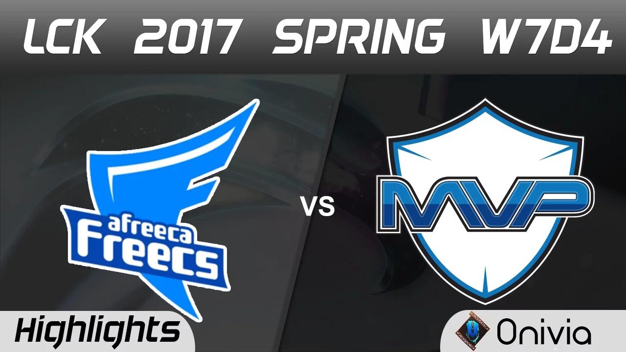 AFS vs MVP Highlights Game 1 LCK Spring 2017 W7D4 Afreeca Freecs vs MVP thumbnail