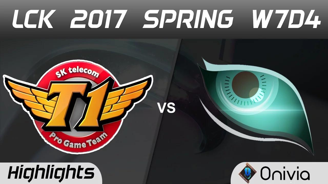 SKT vs KDM Highlights Game 1 LCK Spring 2017 W7D4 SK Telecom T1 vs Kongdoo Monster thumbnail