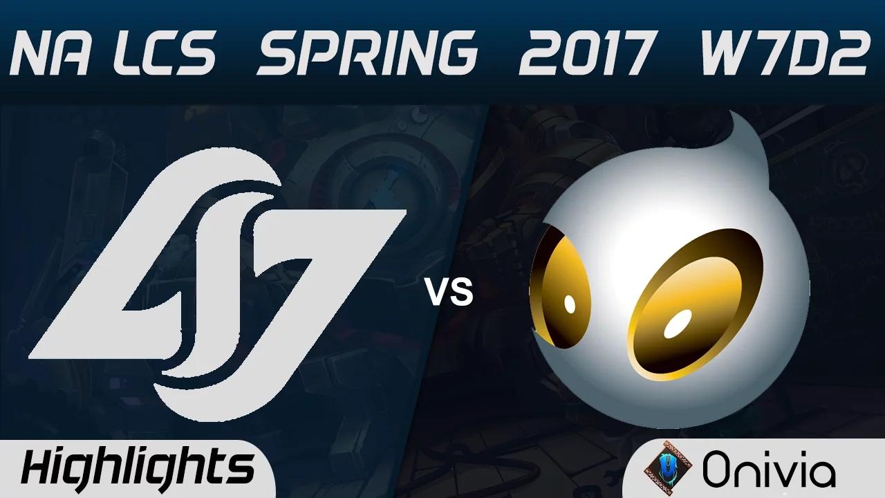 CLG vs DIG Highlights Game 1 NA LCS Spring 2017 W7D2 Counter Logic Gaming vs Dignitas thumbnail