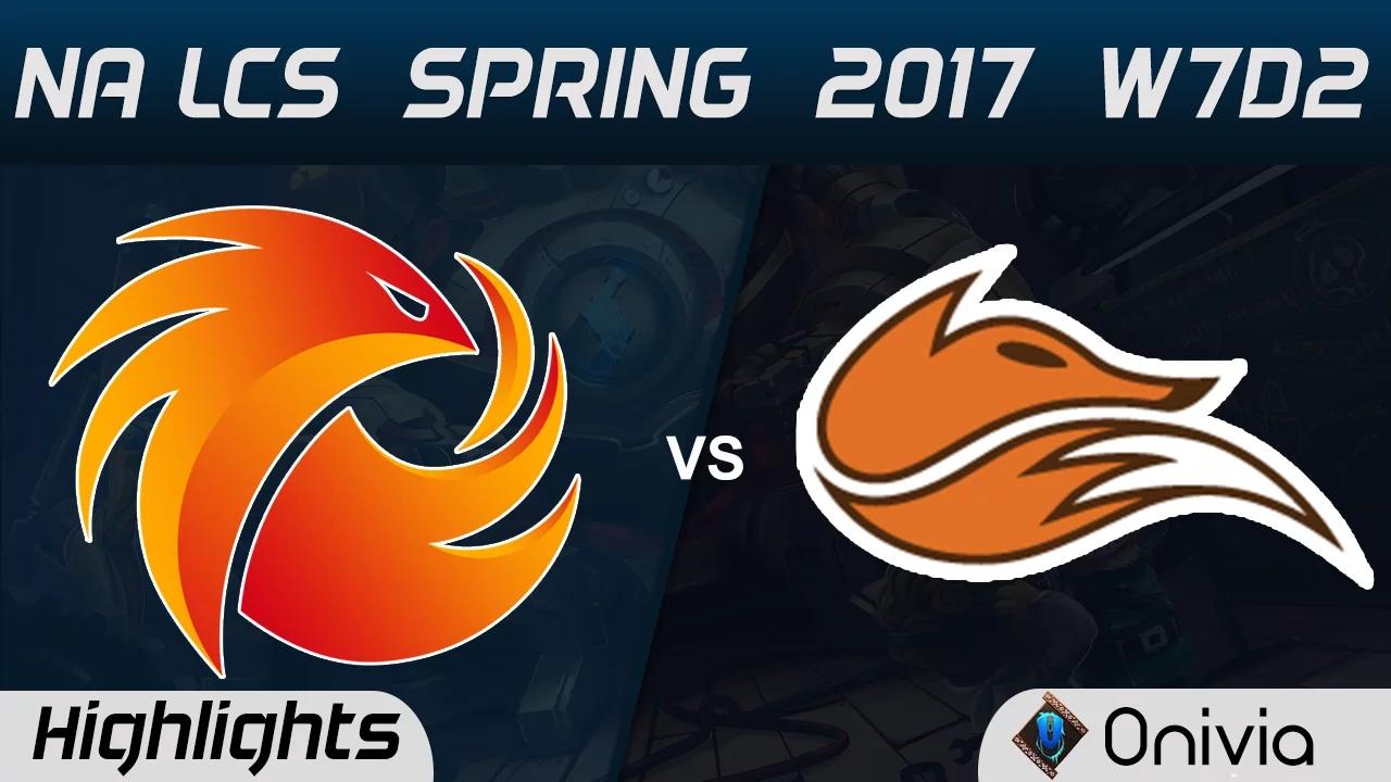 P1 vs FOX Highlights Game 2 NA LCS Spring 2017 W7D2 Phoenix1 vs Echo Fox thumbnail