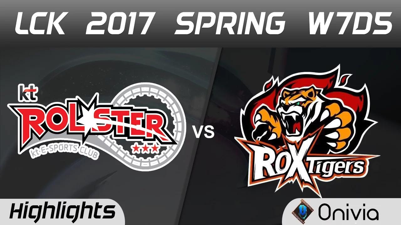 KT vs ROX Highlights Game 2 LCK Spring 2017 W7D5 KT Rolster vs ROX Tigers thumbnail