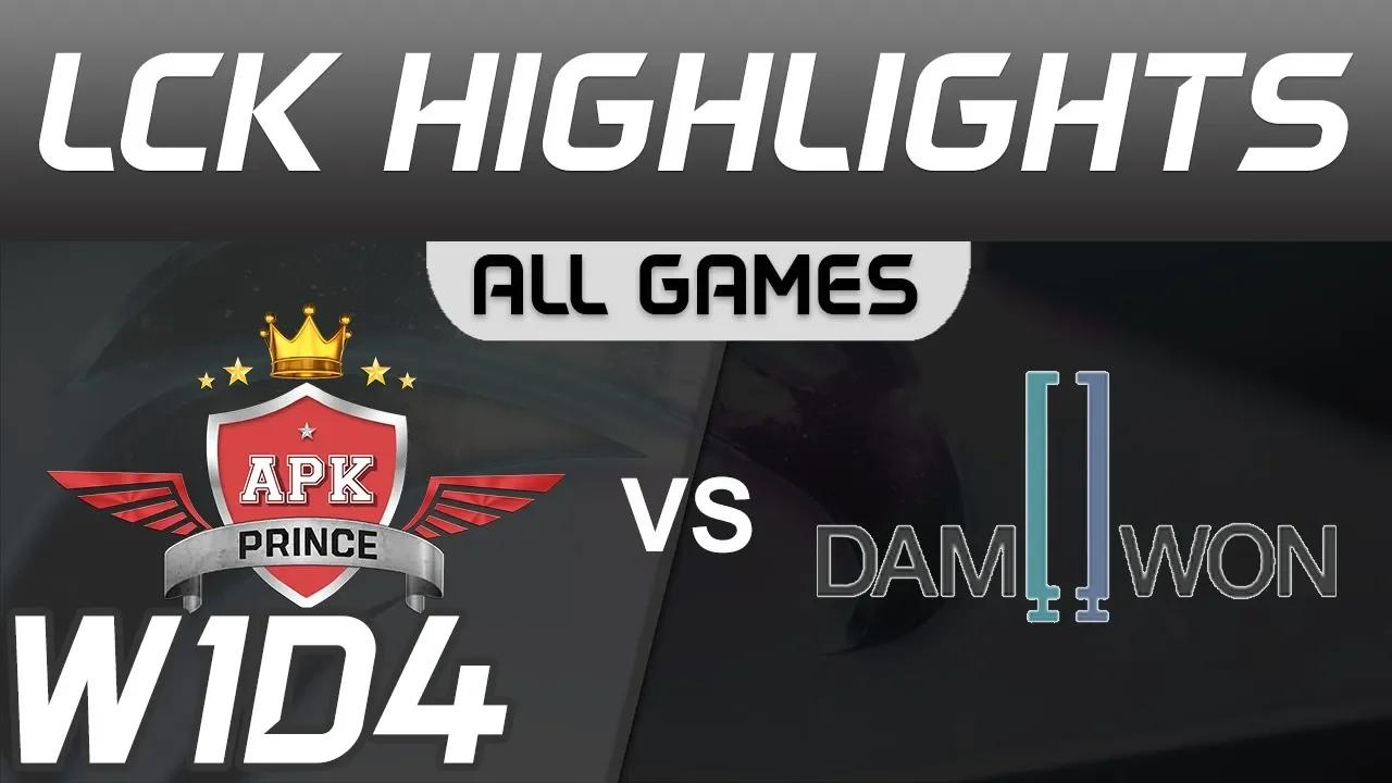 APK vs DWG ALL GAMES Highlights LCK Spring 2020 APK Prince vs DAMWON Gaming LCK Highlights 2020 by O thumbnail