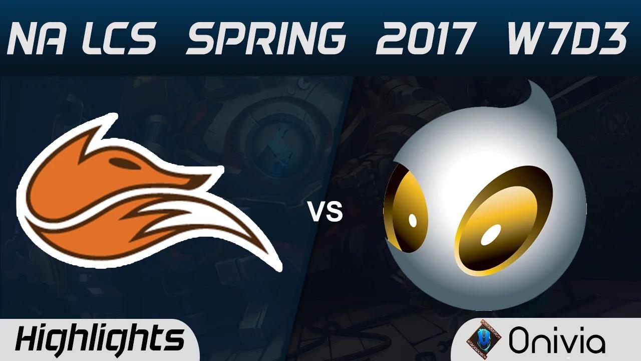 FOX vs DIG Highlights Game 1 NA LCS Spring 2017 W7D3 Echo Fox vs Dignitas thumbnail