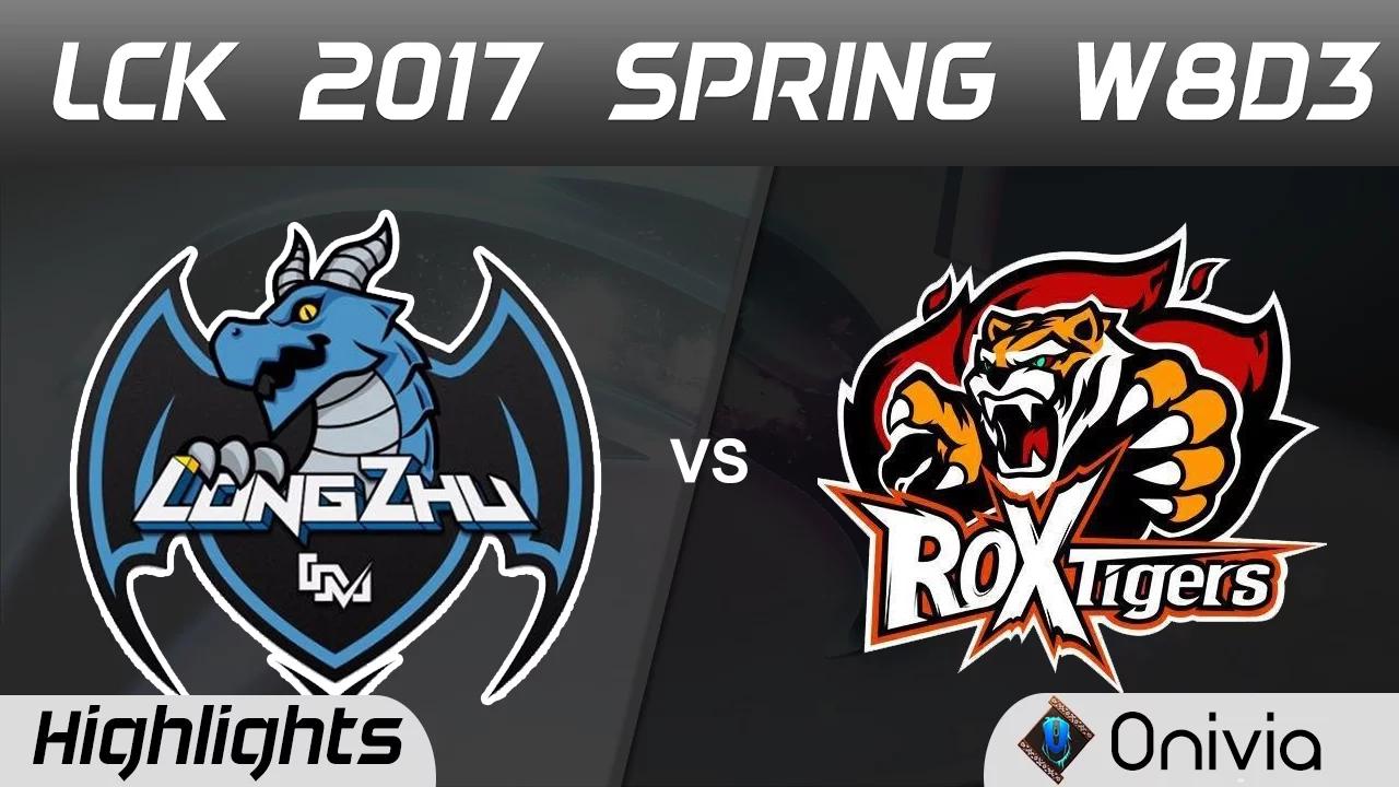 LZ vs ROX Highlights Game 1 LCK Spring 2017 W8D3 Longzhu vs ROX Tigers thumbnail