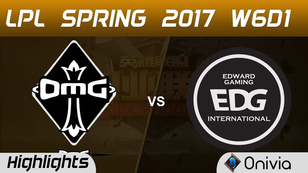 OMG vs EDG Highlights Game 2 LPL Spring 2017 W6D1 OMG vs Edward Gaming thumbnail