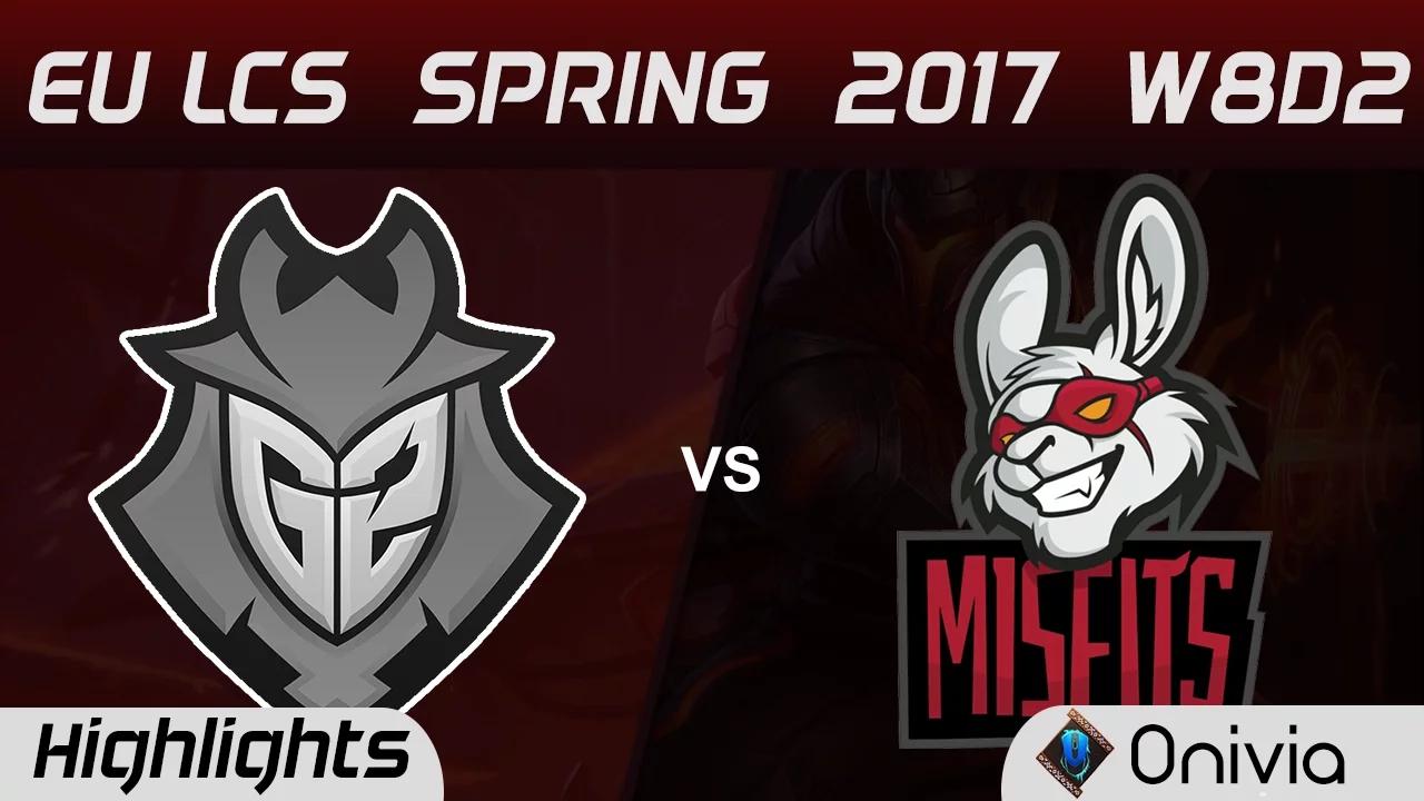 G2 vs MSF Highlights Game 2 EU LCS Spring 2017 W8D2 G2 Esports vs Misfits thumbnail