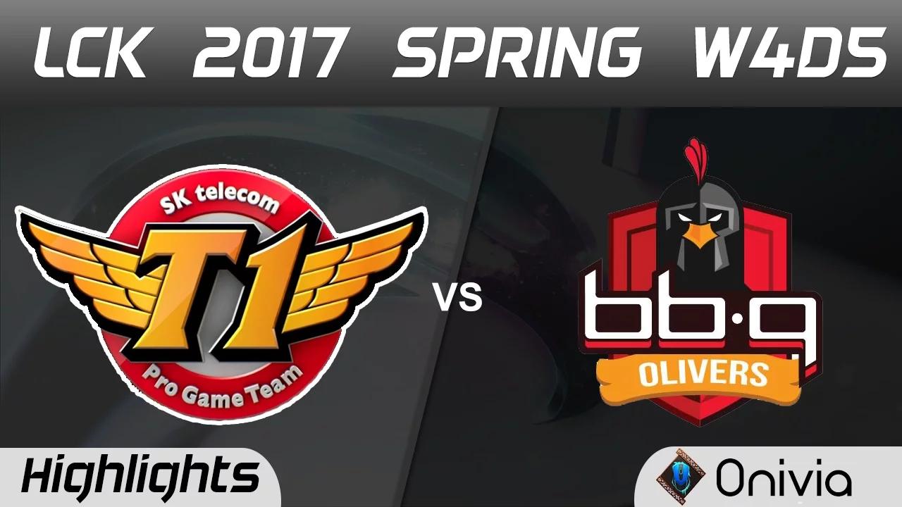 bbq vs SKT Highlights Game 2 LCK Spring 2017 W8D4 bbq Olivers vs  SK Telecom T1 thumbnail