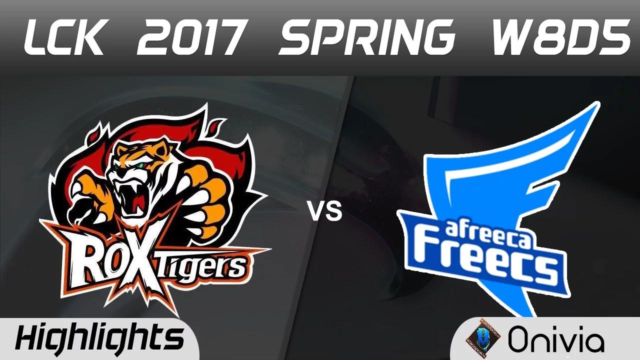 ROX vs AFS Highlights Game 1 LCK Spring 2017 W8D5 ROX Tigers vs Afreeca Freecs thumbnail