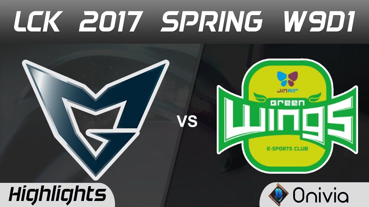 SSG vs JAG Highlights Game 1 LCK Spring 2017 W9D1 Samsung vs Jin Air Green Wings thumbnail