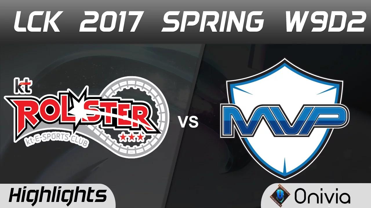 KT vs MVP Highlights Game 1 LCK Spring 2017 W9D2 KT Rolster vs MVP thumbnail