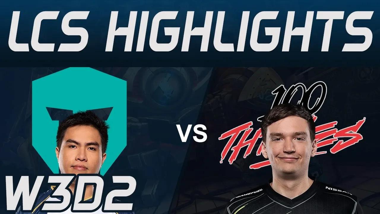 IMT vs 100 Highlights LCS Spring 2020 W3D2 Immortals vs 100Thieves LCS Highlights 2020 by Onivia thumbnail