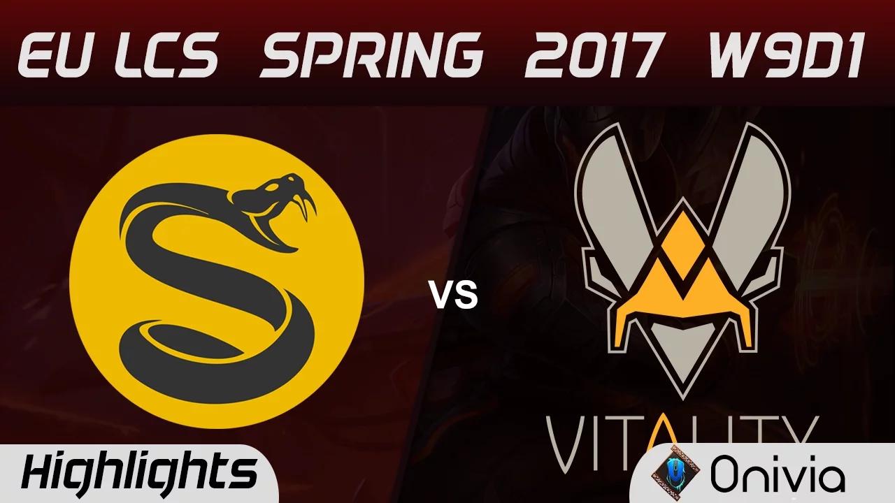 SPY vs VIT Highlights Game 1 EU LCS Spring 2017 W9D1 Splyce vs Vitality thumbnail