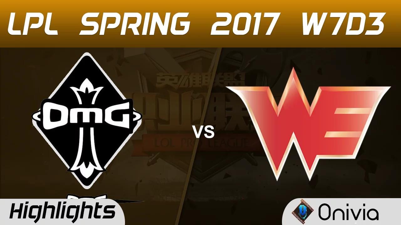 OMG vs WE Highlights Game 1 LPL Spring 2017 W7D3  OMG vs Team WE thumbnail