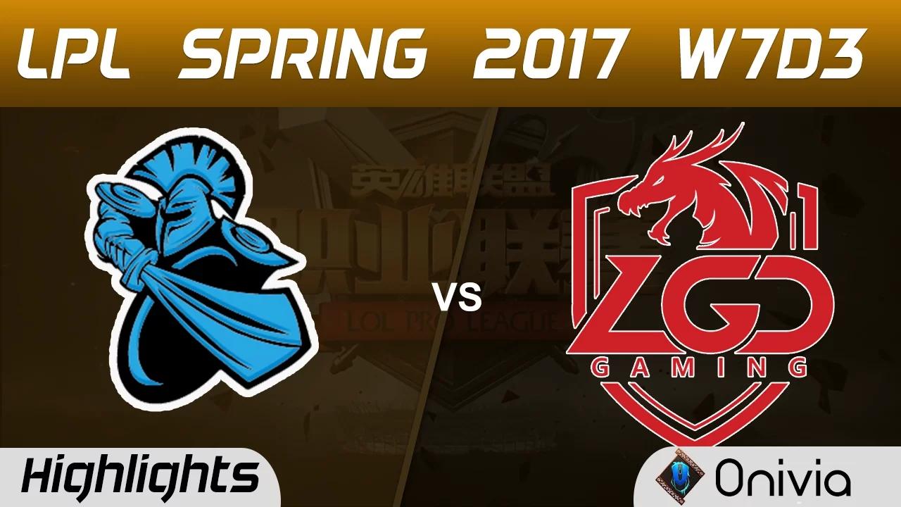 NB vs LGD Highlights Game 2 LPL Spring 2017 W7D3  NewBee vs LGD Gaming thumbnail