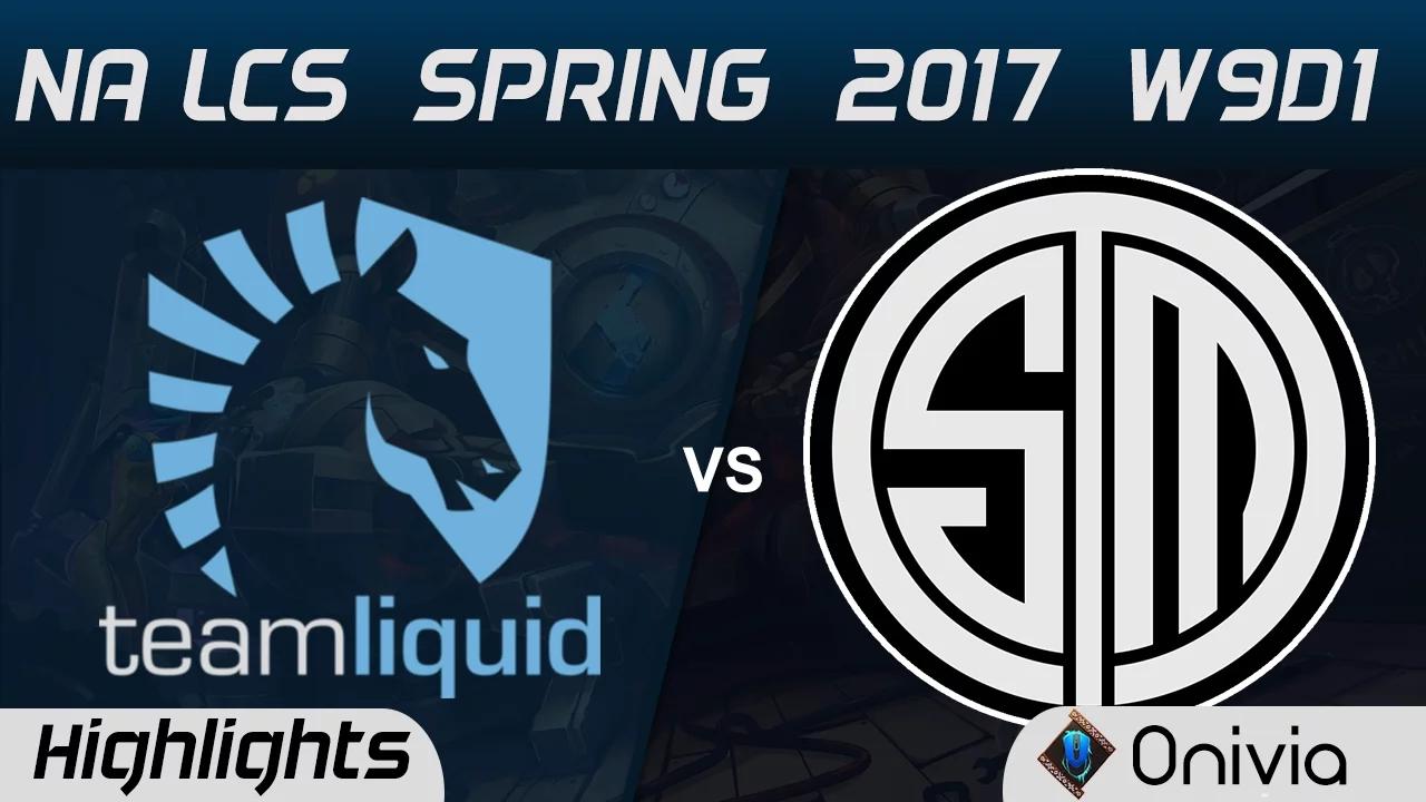 TL vs TSM Highlights Game 1 NA LCS Spring 2017 W9D2 Team Liquid vs Team Solo Mid thumbnail