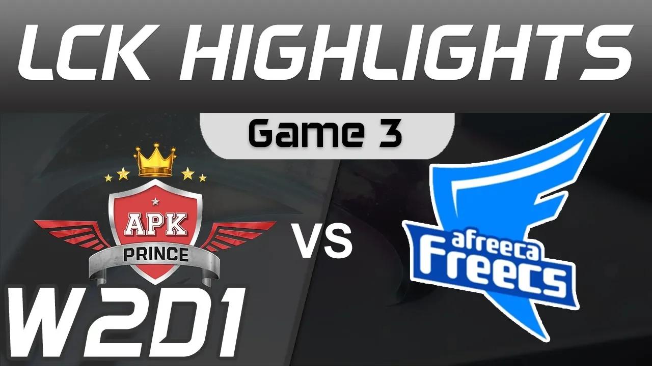 APK vs AF Highlights Game 3 LCK Spring 2020 APK Prince vs Afreeca Freecs LCK Highlights 2020 by Oniv thumbnail