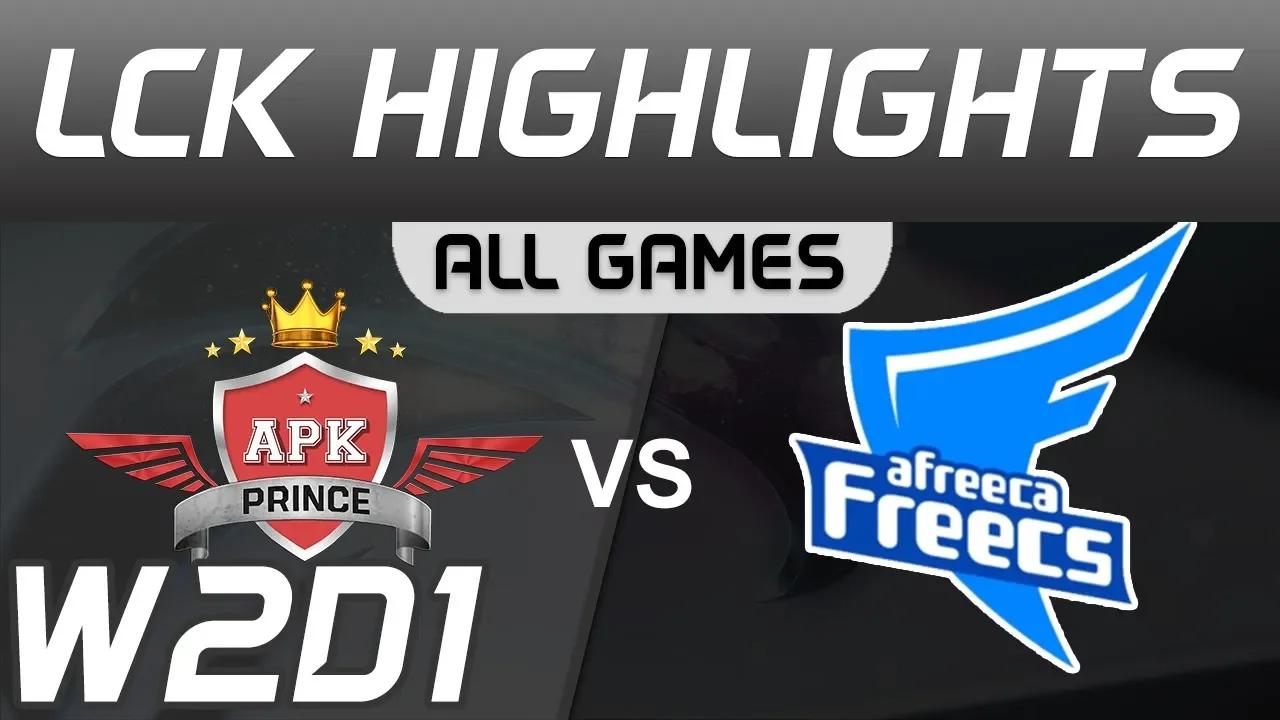 APK vs AF ALL GAMES Highlights LCK Spring 2020 APK Prince vs Afreeca Freecs LCK Highlights 2020 by O thumbnail