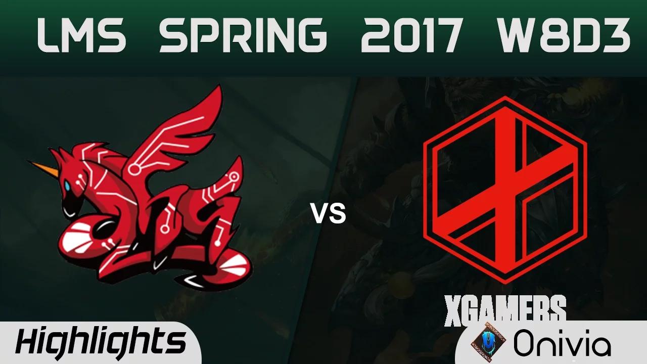 AHQ vs XG Highlights Game 1 LMS 精華 春季職業聯賽 2017 W8D3 AHQ Esports vs xGamers thumbnail