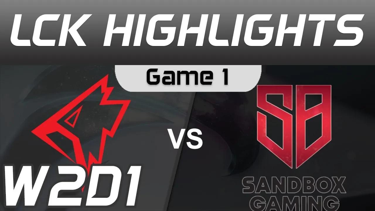 GRF vs SB Highlights Game 1 LCK Spring 2020 Griffin vs Sandbox Gaming LCK Highlights 2020 by Onivia thumbnail