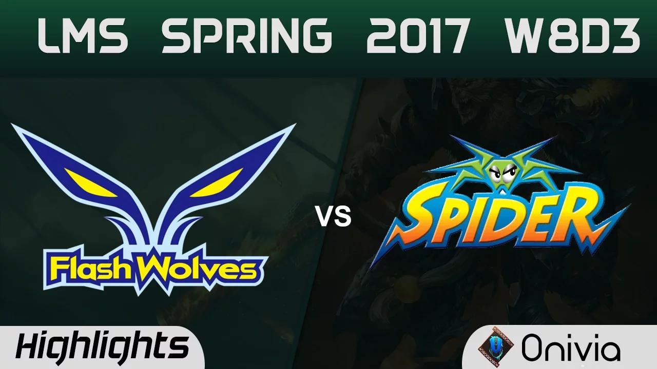 FW vs WS Highlights Game 2 LMS 精華 春季職業聯賽 2017 W8D3 Flash Wolves vs Wayi Spyder thumbnail