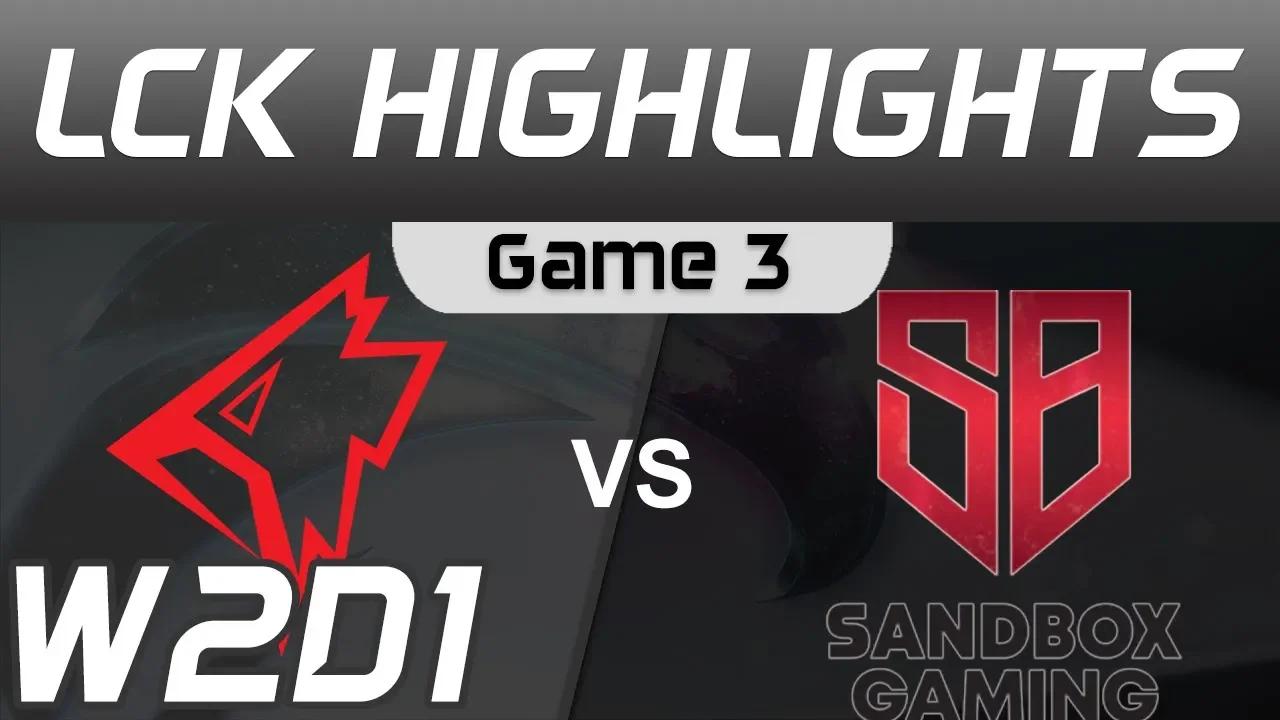 GRF vs SB Highlights Game 3 LCK Spring 2020 Griffin vs Sandbox Gaming LCK Highlights 2020 by Onivia thumbnail