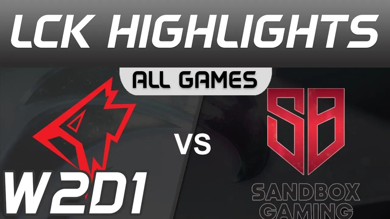 GRF vs SB ALL GAMES Highlights LCK Spring 2020 Griffin vs Sandbox Gaming LCK Highlights 2020 by Oniv thumbnail