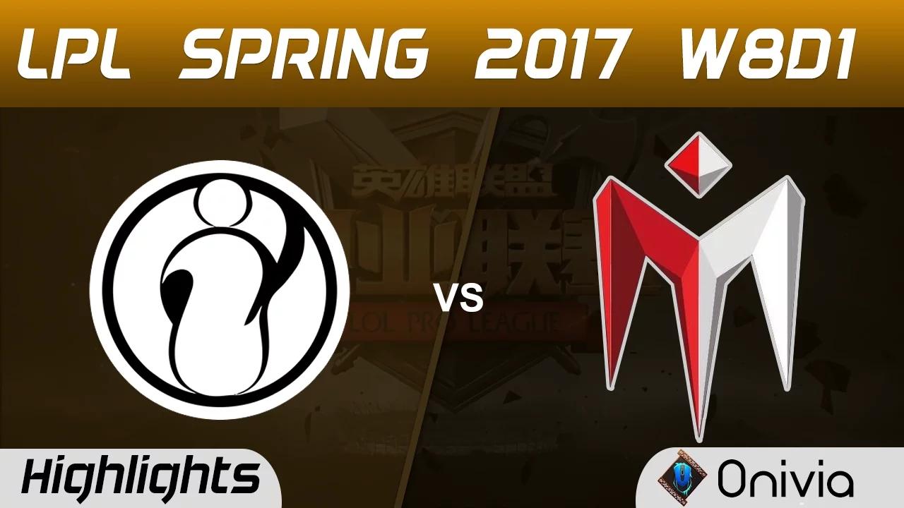 IG vs IM Highlights Game 3 LPL Spring 2017 W8D1 Invictus Gaming vs I May thumbnail