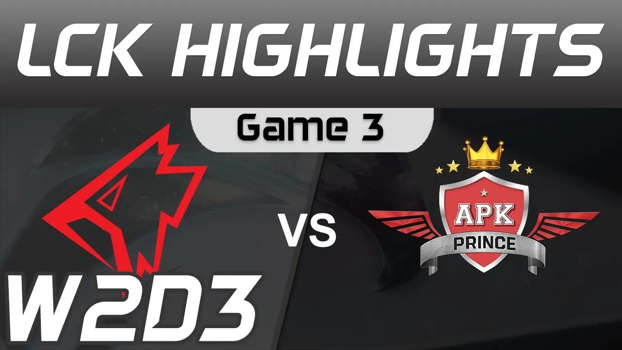 GRF vs APK Highlights Game 3 LCK Spring 2020 W2D3 Griffin vs APK Prince LCK Highlights 2020 by Onivi thumbnail