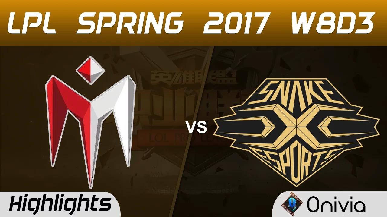 IM vs SS Highlights Game 2 LPL Spring 2017 W8D3 I May vs Snake thumbnail