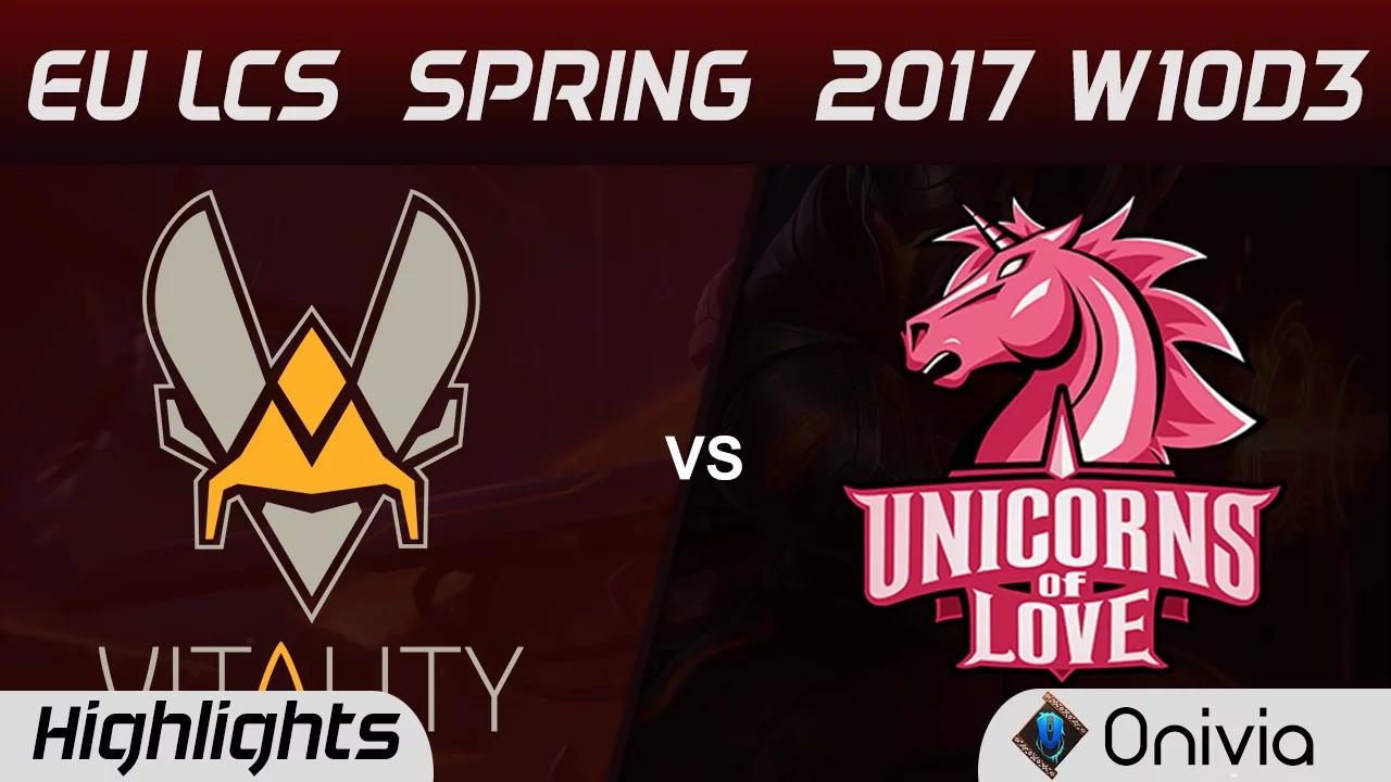 VIT vs UOL Highlights Game 1 EU LCS Spring 2017 W10D3 Vitality vs Unicorns of Love thumbnail