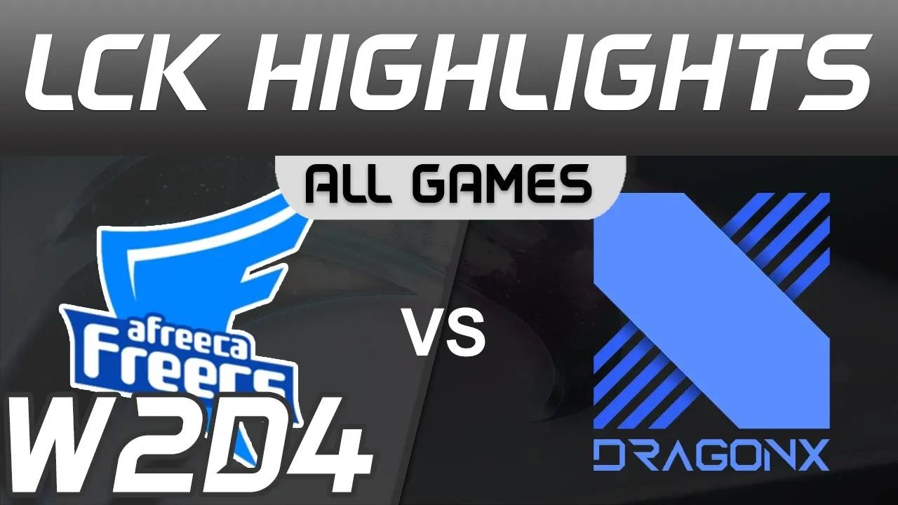 AF vs DRX ALL GAMES Highlights LCK Spring 2020 Afreeca Freecs vs DragonX LCK Highlights 2020 by Oniv thumbnail